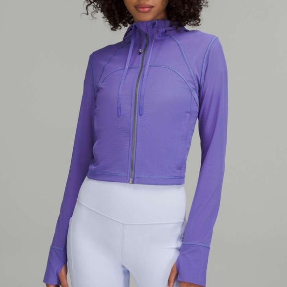 lululemon athletica Tops - Lululemon Nulu and Mesh Cropped Define Jacket